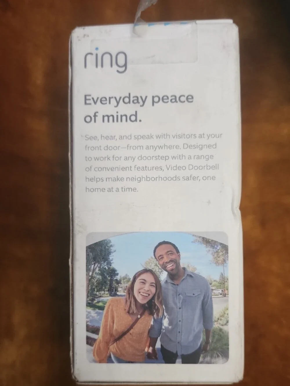 NIB Ring Video Doorbell Camera With Anti Theft Bracket.